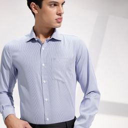 INVICTUS Micro Checked Slim Fit Formal Shirt-image-16