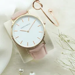 JOKER & WITCH Women White & Rose Gold-Toned Poppie Field Love Triangle Gift Set JWLT231-image-78