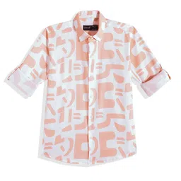 CAVIO Boys Comfort Abstract Printed Pure Cotton Casual Shirt-image-92