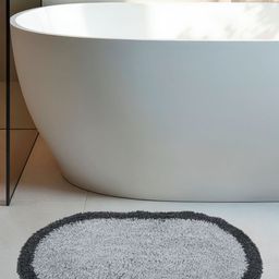 DREAM WEAVERZ Grey Cotton Reversible Doormat-image-24