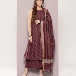 Jompers Printed Kurta with Palazzos & Dupatta-9