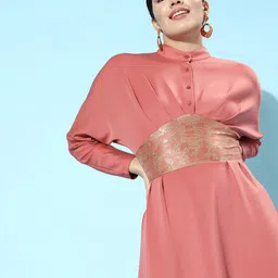 Kassually Women Rose Sleek Dress-image-90
