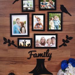 Art Street Set of 7 Black Photo Frames-26