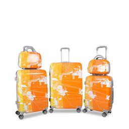 Polo Class 3Pc Set Hard Trolley Bag Luggage Suitcases with 2pc Vanity Bag-56