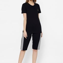 VIMAL JONNEY Women Black & Grey Solid Night suit-image-76