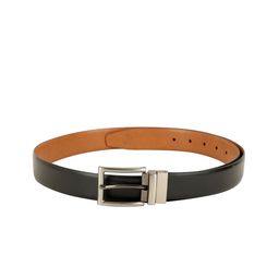 ZEVORA Men Black & Brown Solid Belt-image-64