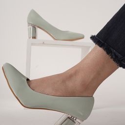 DressBerry Pointed Toe Block Pumps-image-71