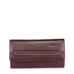 GENWAYNE Women Brown Solid Two Fold Wallet-picture-18
