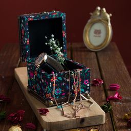 Chumbak Navy Blue Storage Box Organiser-image-3