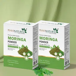 7 DAYS Set Of 2 Natural Moringa Powder - 200 g Each-13