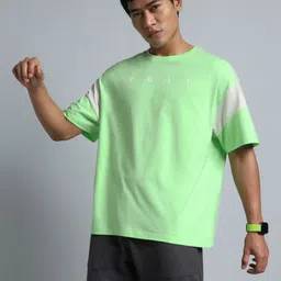 CULT Colourblocked Bio Finish Cotton T-shirt-image-6
