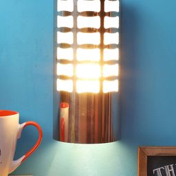 MFD HOME FURNISHING Silver-Toned Textured Quirky Flush Mount Light-38