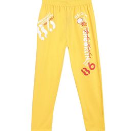 SWEET ANGEL Boys Yellow Printed Straight-Fit Track Pants-image-41