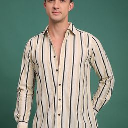 MOHICANS Geometric Printed Spread Collar Shirt-picture-5