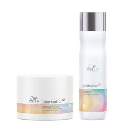 WELLA PROFESSIONALS ColorMotion+ Color Protection Shampoo 250 ml & Structure+ Mask 150ml-8
