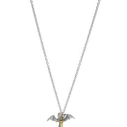 OOMPH Men Silver-Toned & Gold-Toned Handcrafted Pendant With Chain-image-8