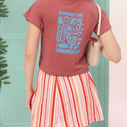 DressBerry Joyful Journeys Printed T-shirt-image-49