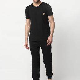 VIMAL JONNEY Men Black Solid Night suit-image-46