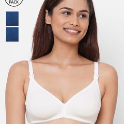 Inner Sense Pack Of 3 Solid Non-Wired Non Padded Antimicrobial Maternity Sustainable Bra IMB006A_6A_6F-image-94