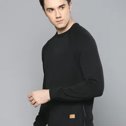 Louis Philippe Jeans Men Blue Solid Sweater Vest-image-32