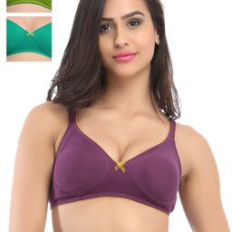Clovia Pack Of 2 Bra-image-97