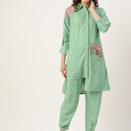 MISRI Women Embroidered Co-Ords Set-image-98