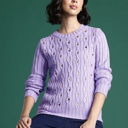 DressBerry Self-Designed Embellished Sweaters-image-61