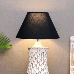 THE LIGHT STORE White Self-Design Bedside Standard Lamp With Shade-54