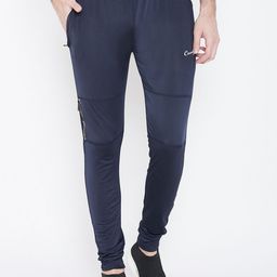Camey Men Navy Blue Solid Dry Fit Track Pants-image-28