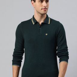 Pierre Carlo Men Polo Neck Pullover-image-69