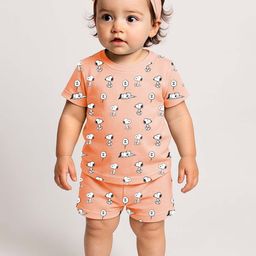 YK X Minute Mirth Girls Printed T-shirt with Shorts-picture-33