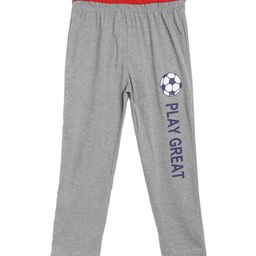 SWEET ANGEL Boys Grey Melange Printed Straight-Fit Track Pants-image-69