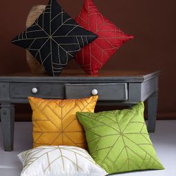 Alina decor Set of 5 Hand Beads Work cushion covers-7
