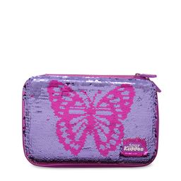 Smily Kiddos Kids Purple & Pink Flip Sequinned & Printed Pencil Case-19