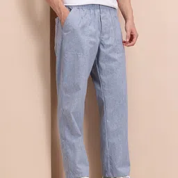 Mast & Harbour Men Comfort Waist Trousers-image-39