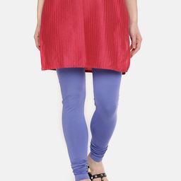 Dollar Missy Women Purple Solid Churidar Length Leggings-image-80