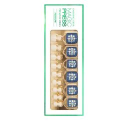 Dashing Diva Magic Press Blue Amigo Artificial Nails-11