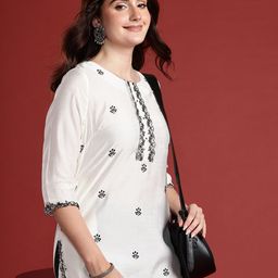 Anouk Embroidered Sequined Kurta-picture-23