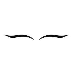 Comet Busters Matte Eyeliner Sticker - Black-49
