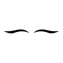 Comet Busters Matte Eyeliner Sticker - Black-27