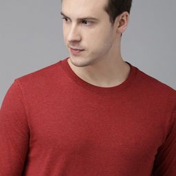 van heusen innerwear Van Heusen Men Solid Crew Neck Full Sleeve T-Shirt-picture-43