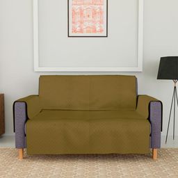 Kuber Industries 450GSM 2-Seater Velvet Sofa Cover-image-4