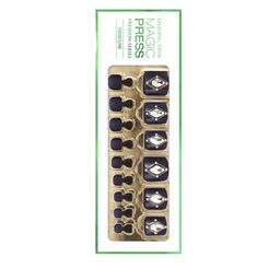Dashing Diva Navy Blue Magic Press Gel Artificial Nails-4