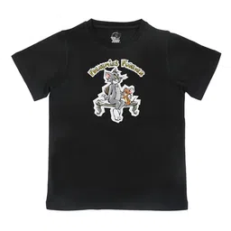 Tom  Jerry Boys Black Printed Round Neck Cotton Pure Cotton T-shirt-image-79