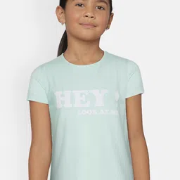METRO KIDS COMPANY Girls Blue Printed Top-picture-14
