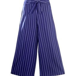 Hunny Bunny Girls Navy Blue Striped Cotton Lounge Pants-image-47