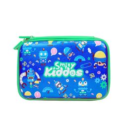 Smily Kiddos Kids Blue & Green Printed Pencil Case-33