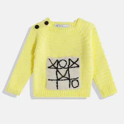 CHUTPUT Kids Embroidered Woollen Sweater Vest-18