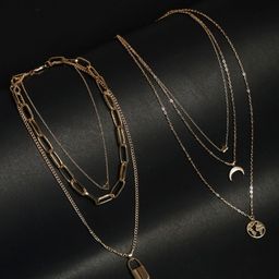 YouBella Gold-Toned Alloy Gold-Plated Layered Chain-image-3