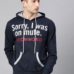 zebu Men Navy Blue Printed Pullover Sweater-image-80